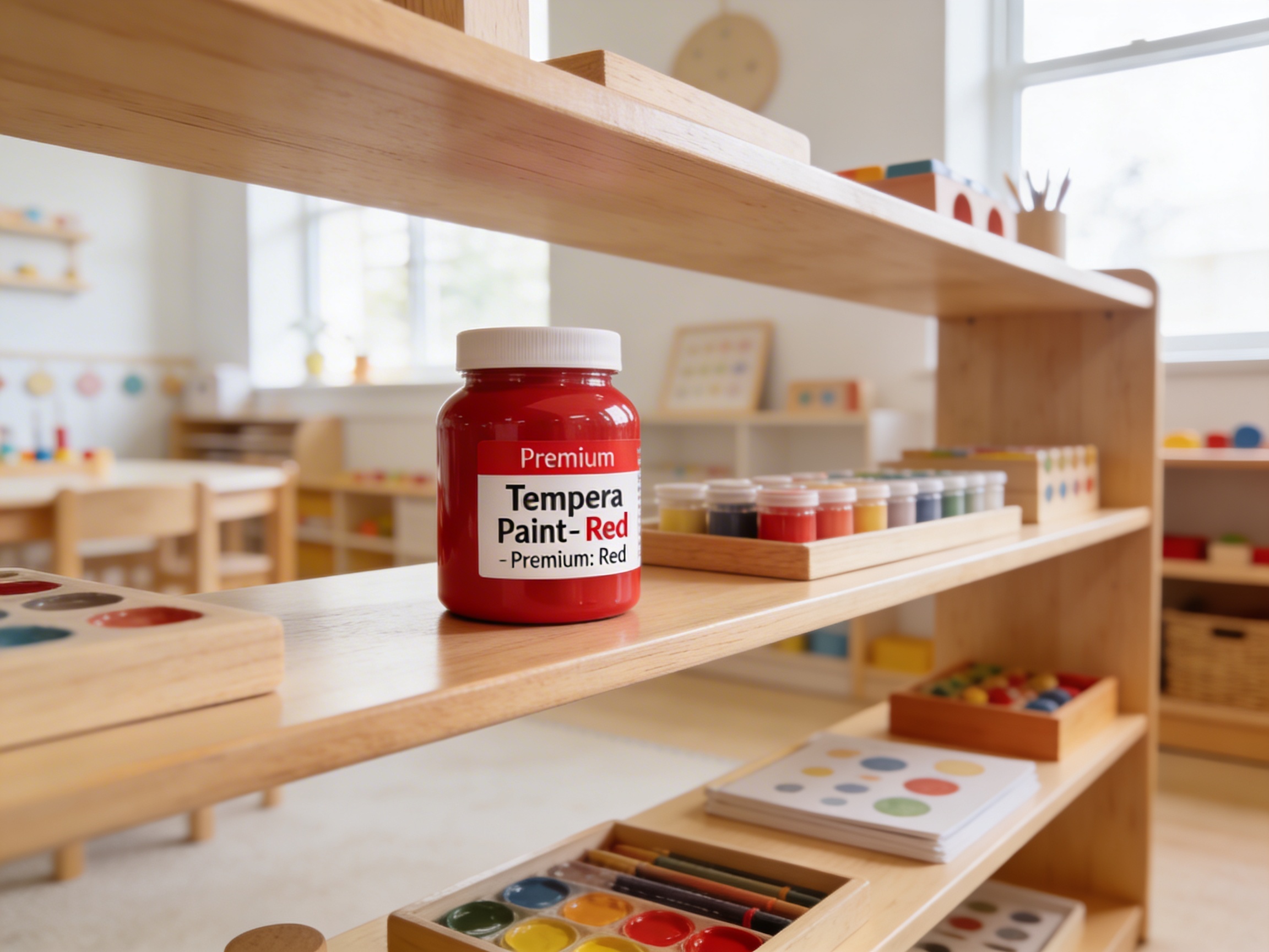 Tempera Paint - Premium: Red