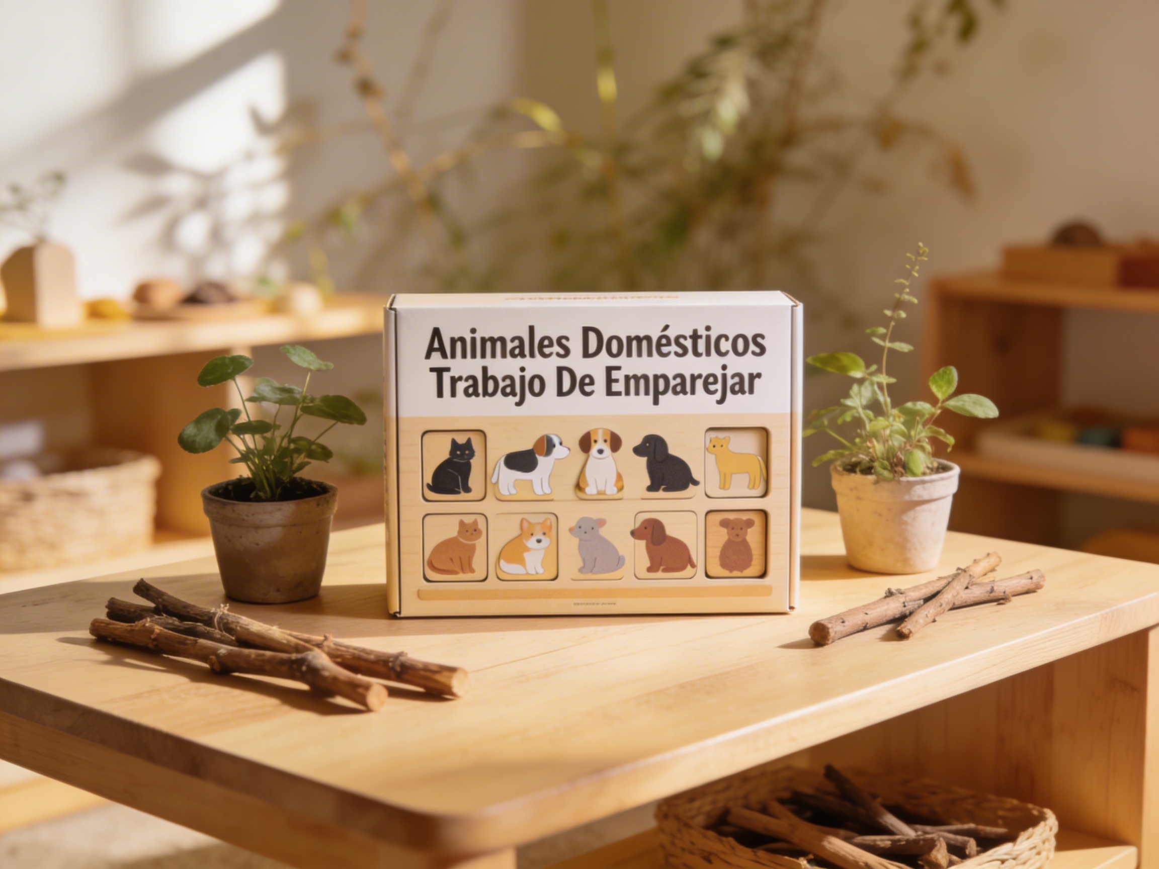 Animales Domésticos Trabajo De Emparejar
