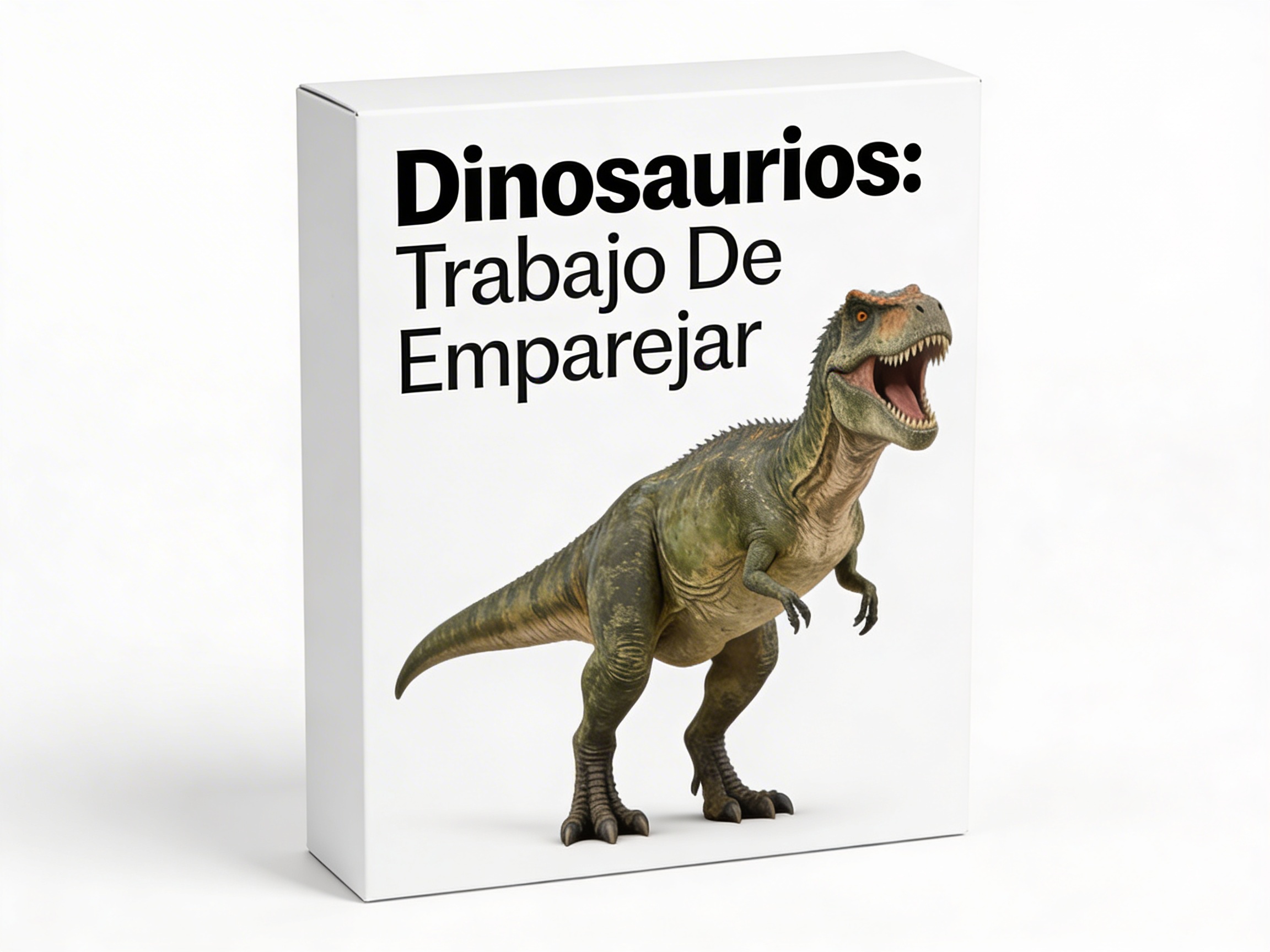 Dinosaurios: Trabajo De Emparejar