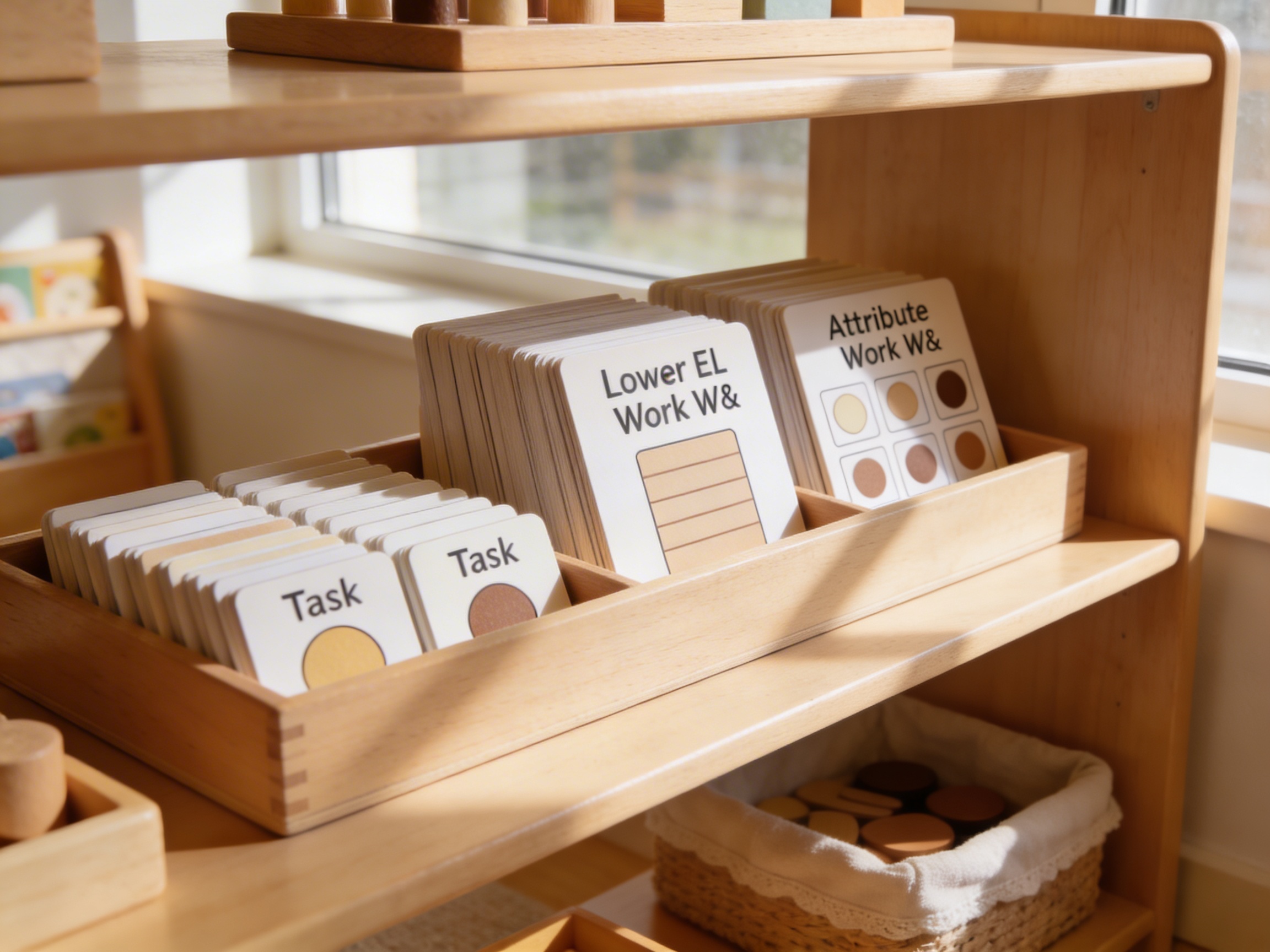 Lower El. Attribute Work W/ Task Cards