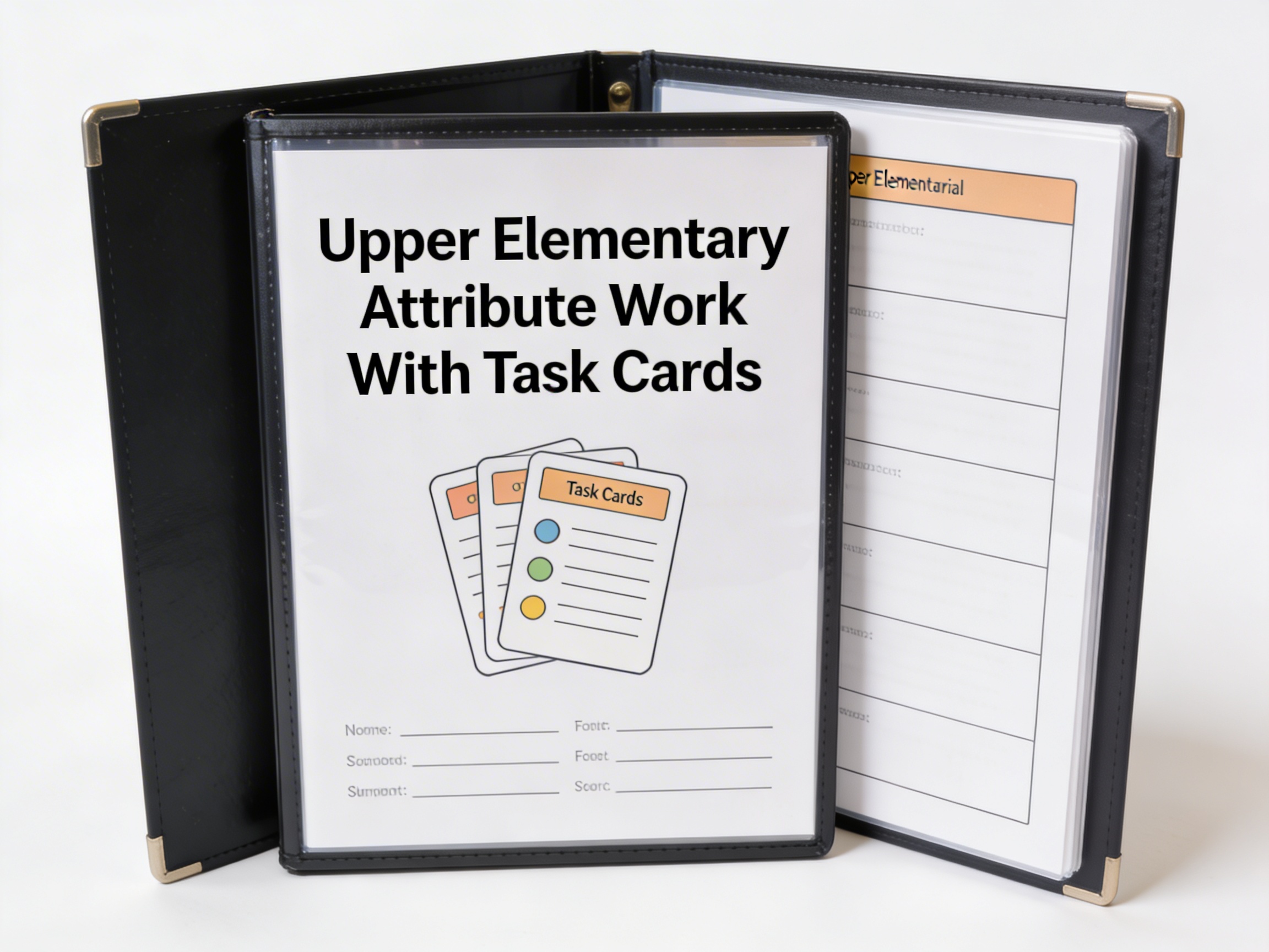 Upper Elementary Attribute Work With Task Cards