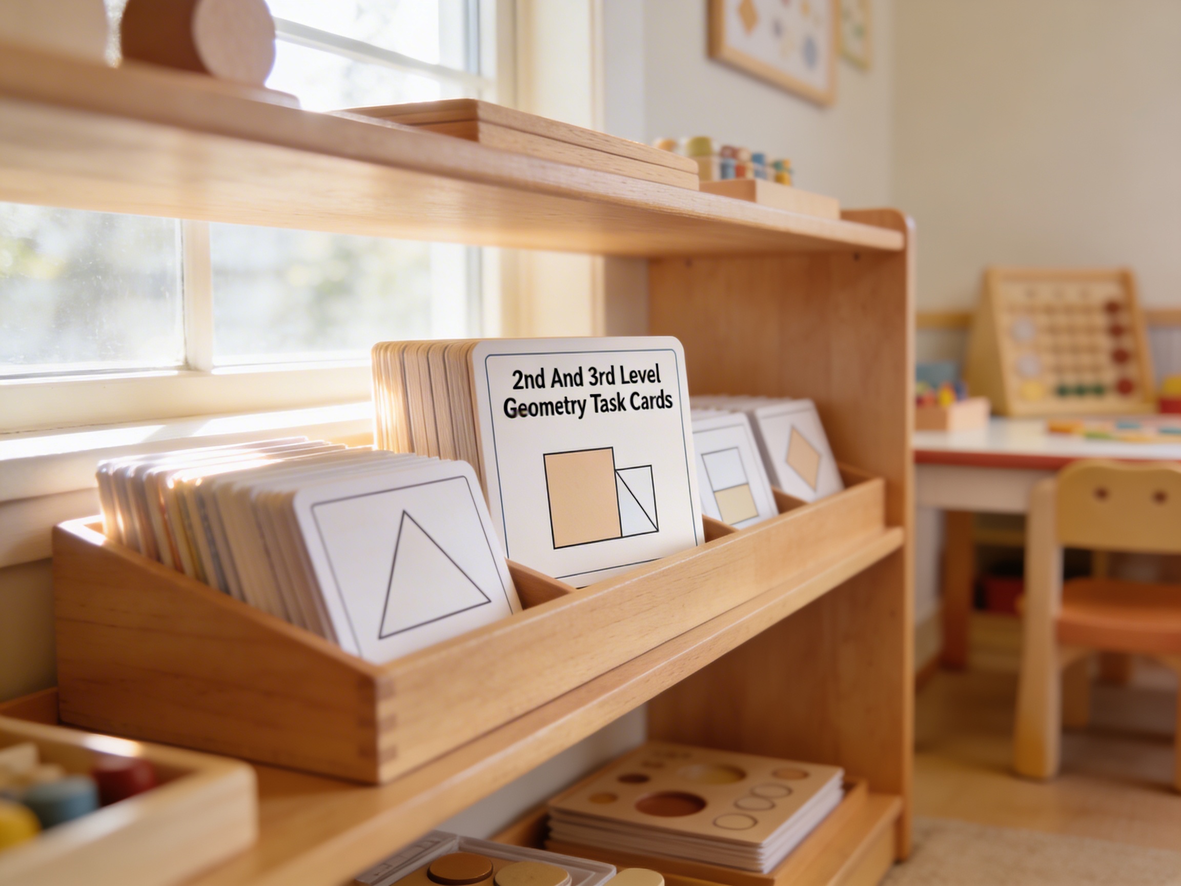 2nd And 3rd Level Geometry Task Cards