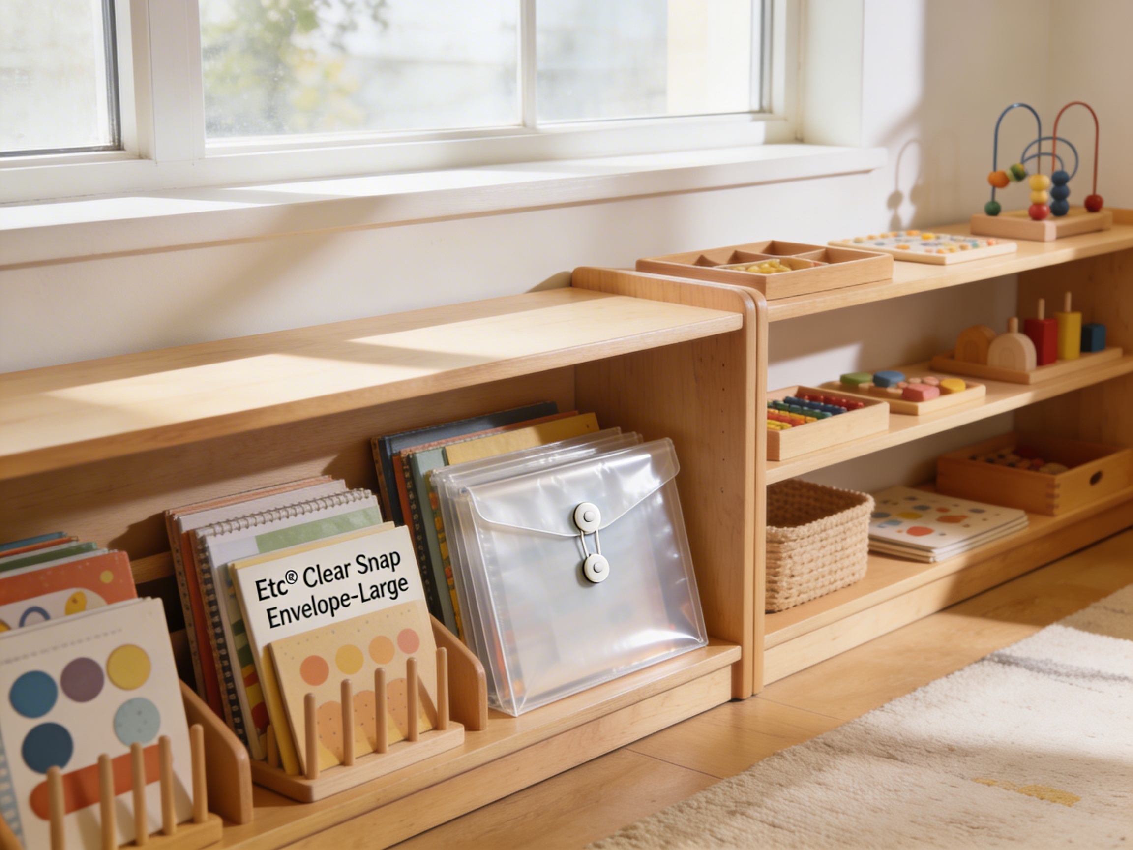 Etc® Clear Snap Envelope - Large